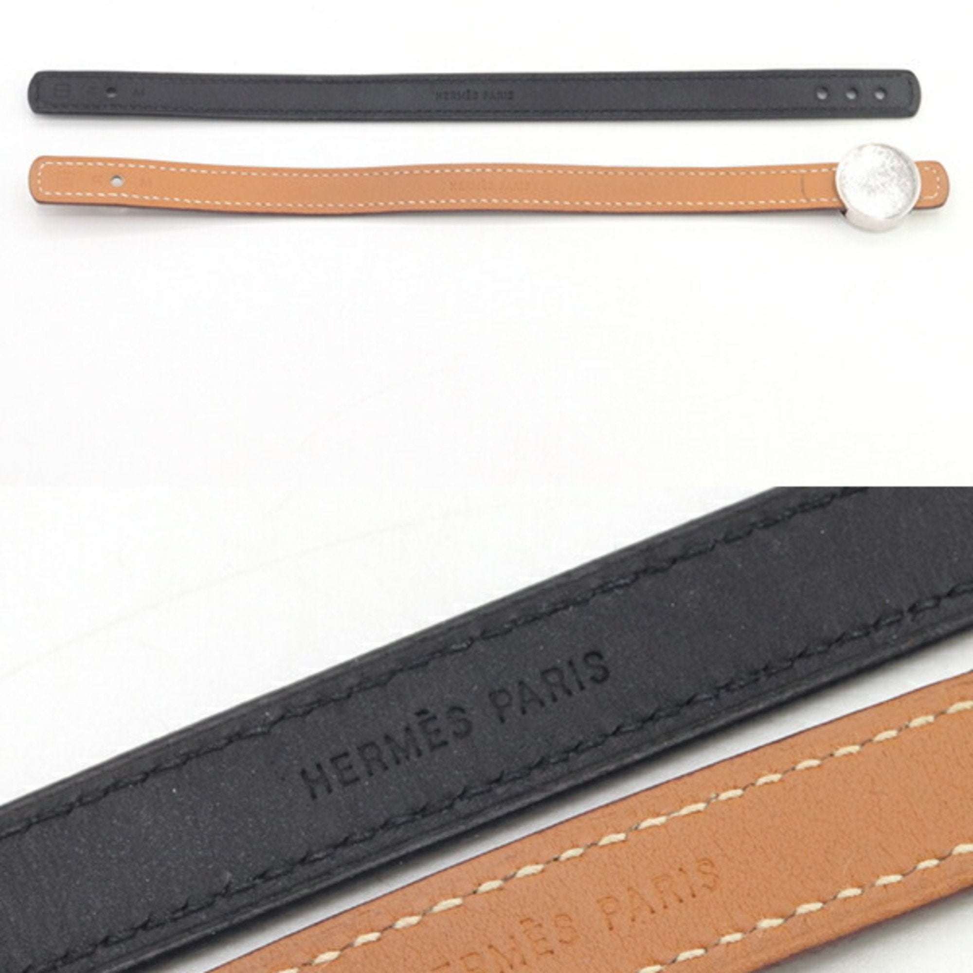 Sellier Bracelet Black Leather