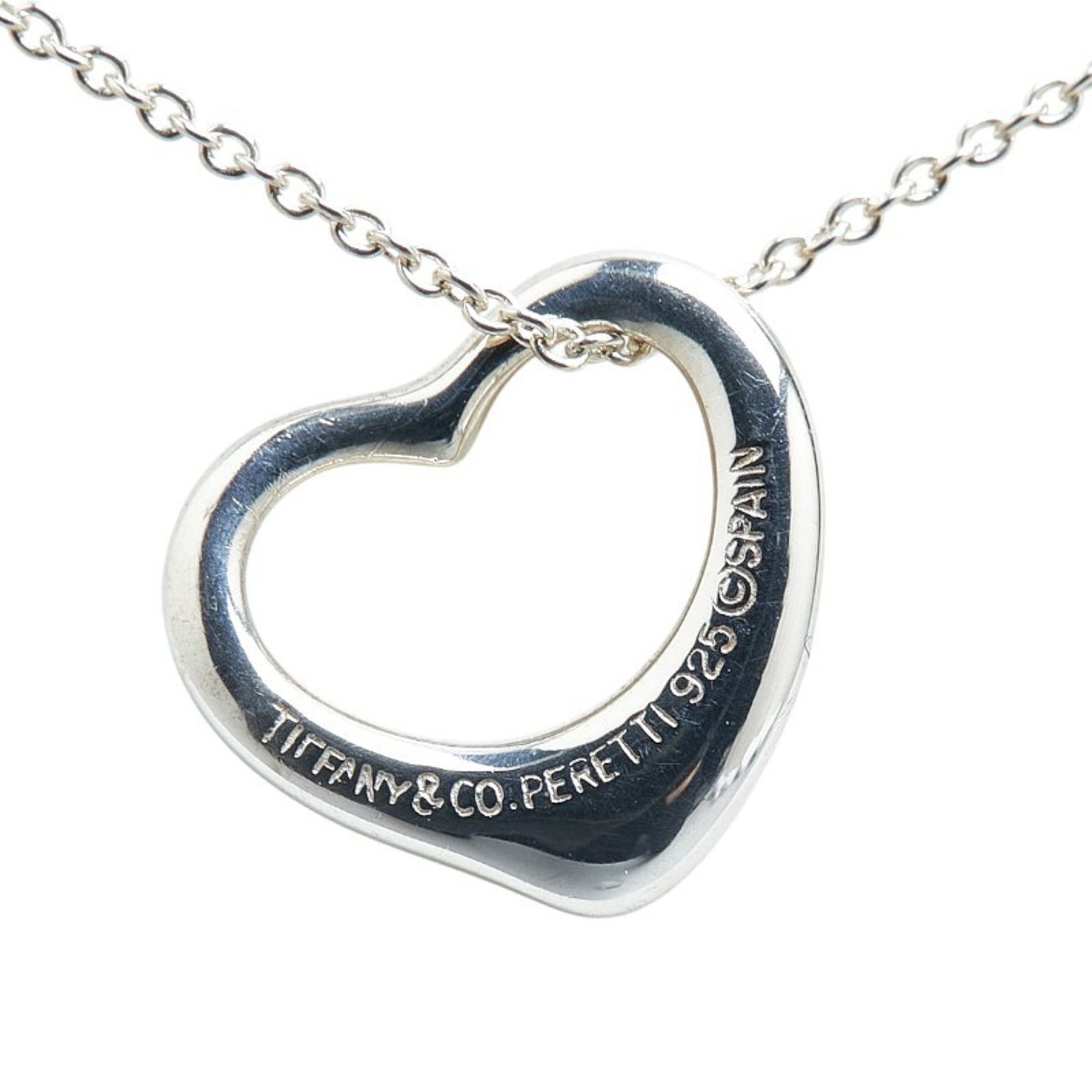 Heart Pendant Necklace Sterling Silver