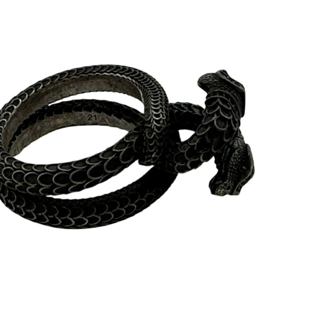 Garden Snake Ring Sterling Silver