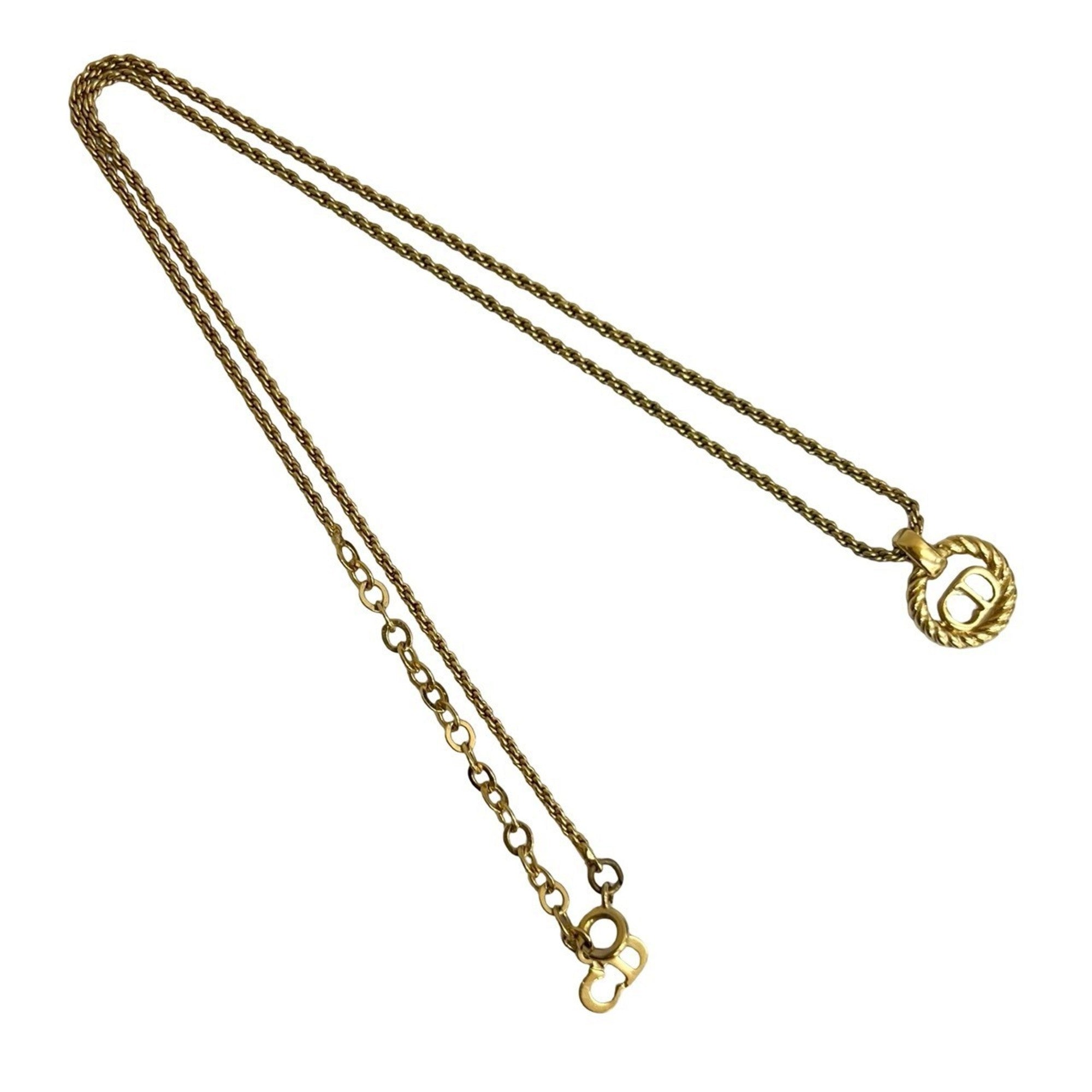 CD Pendant Necklace Gold