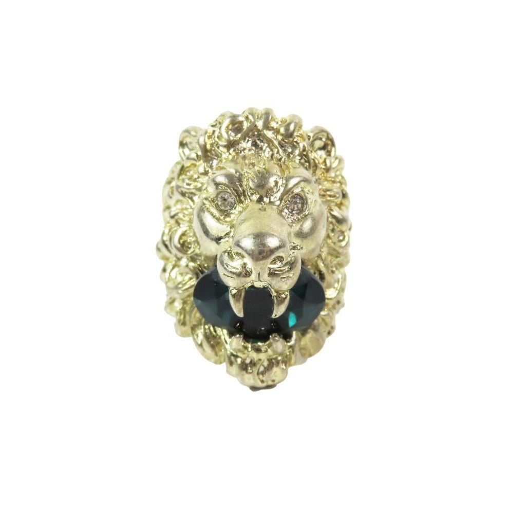Band Ring Gold with Crystal