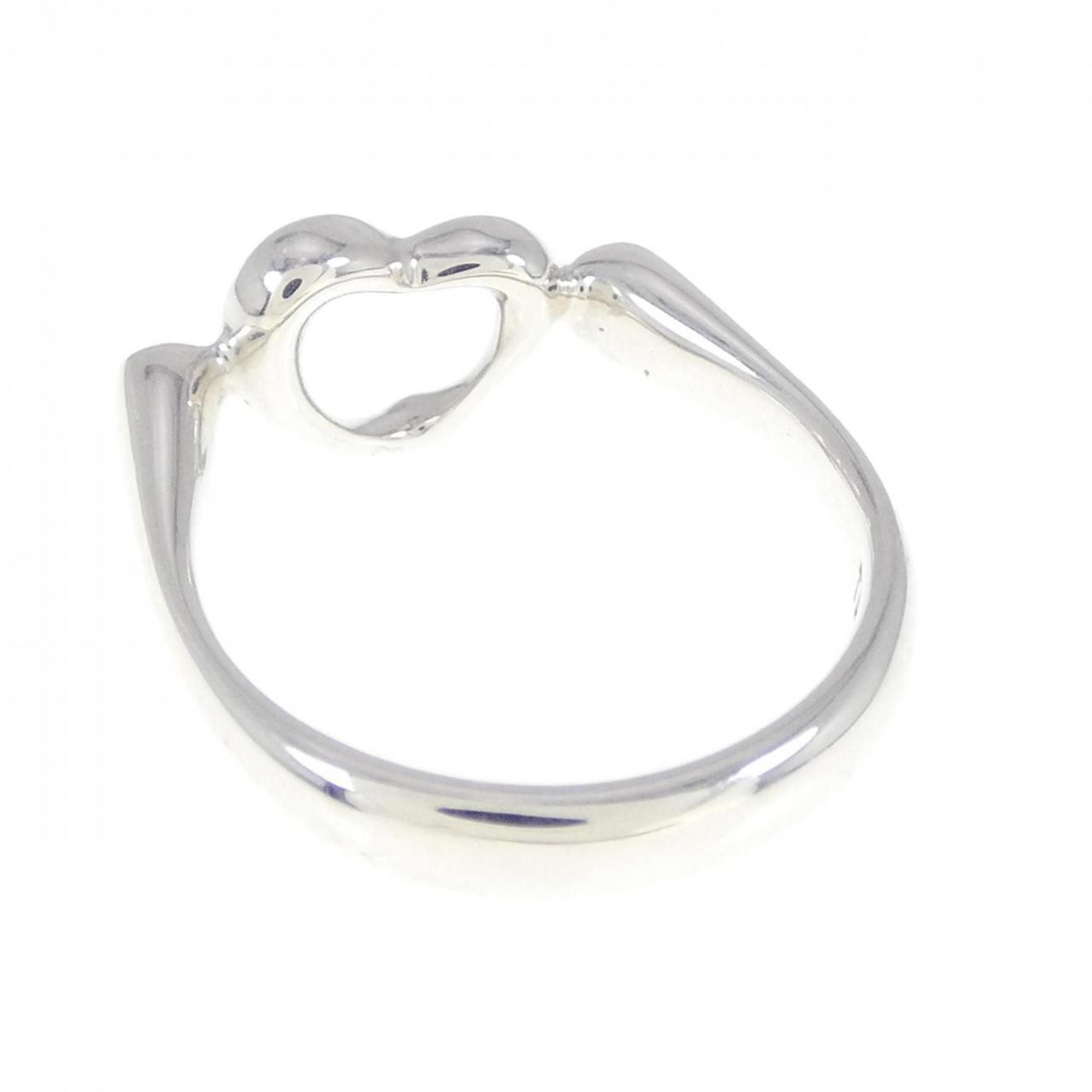 Open Heart Ring Sterling Silver