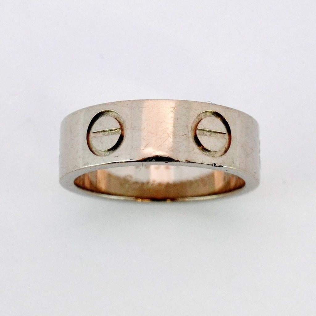 Love Ring 18K White Gold
