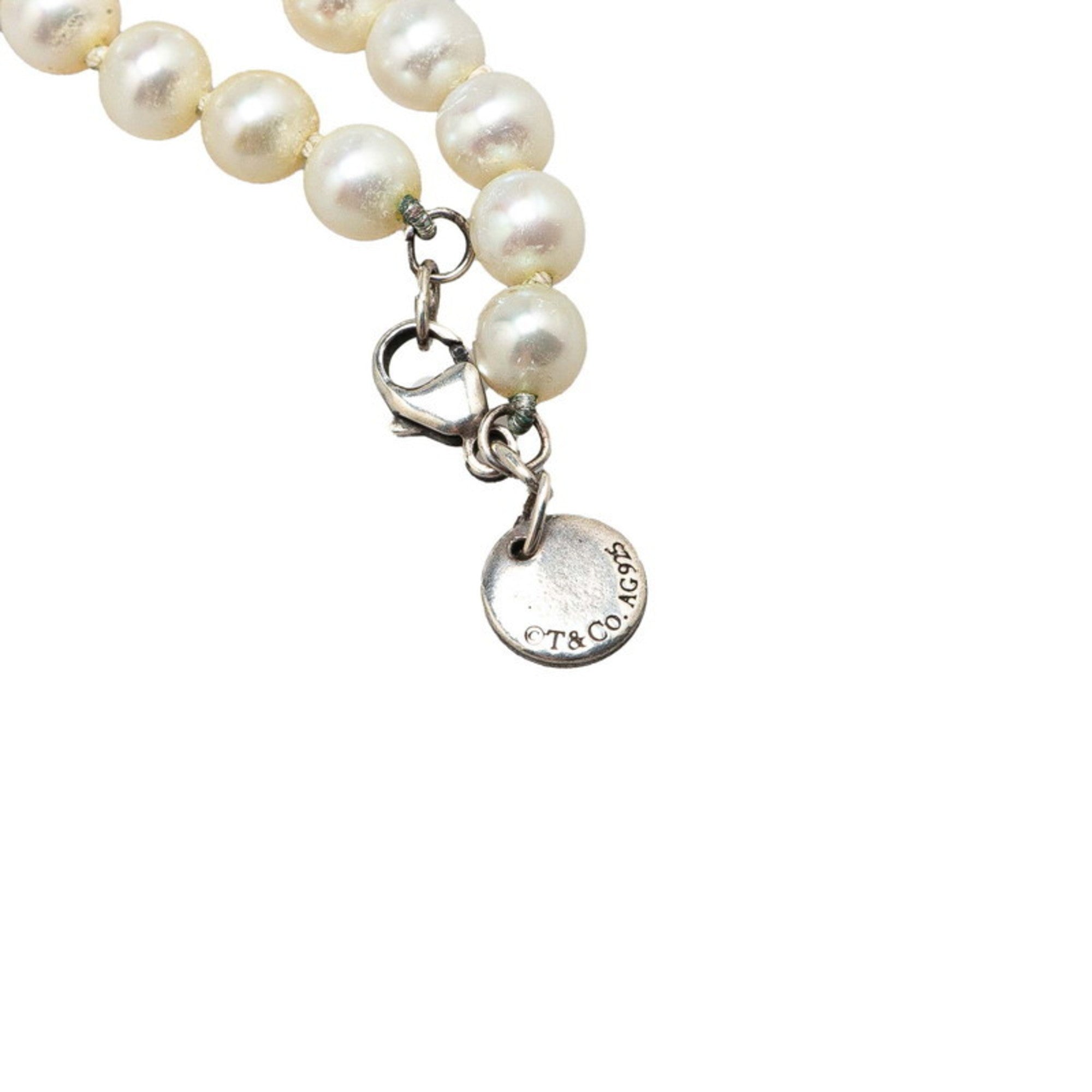 Pendant Necklace Sterling Silver with Pearl