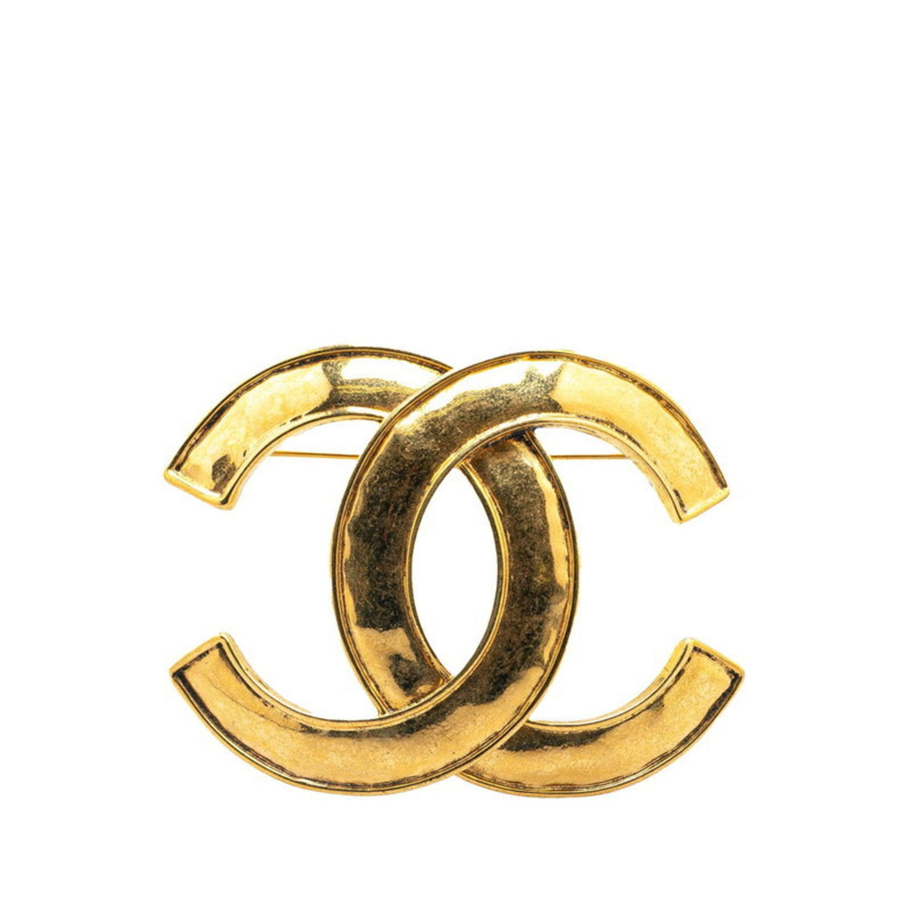 CC Logo Brooch Metal