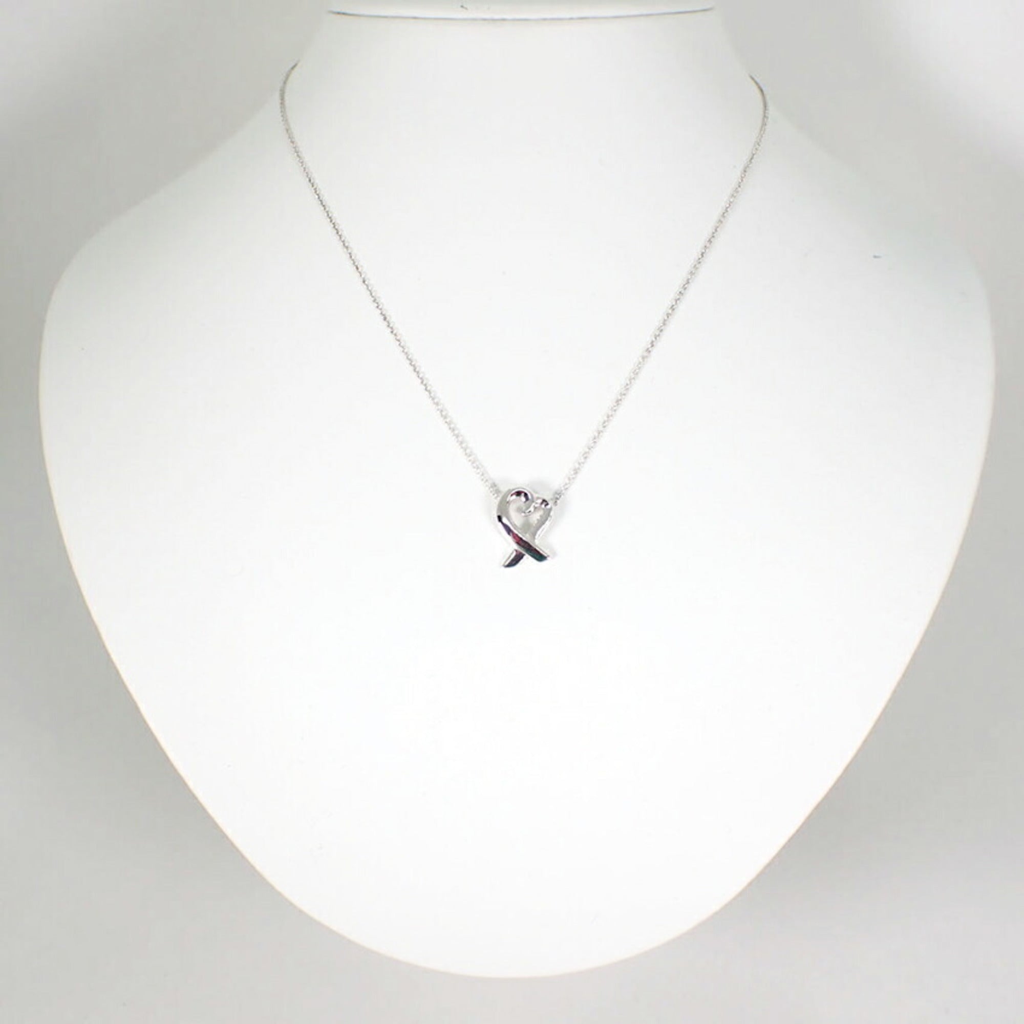 Loving Heart Pendant Necklace Sterling Silver