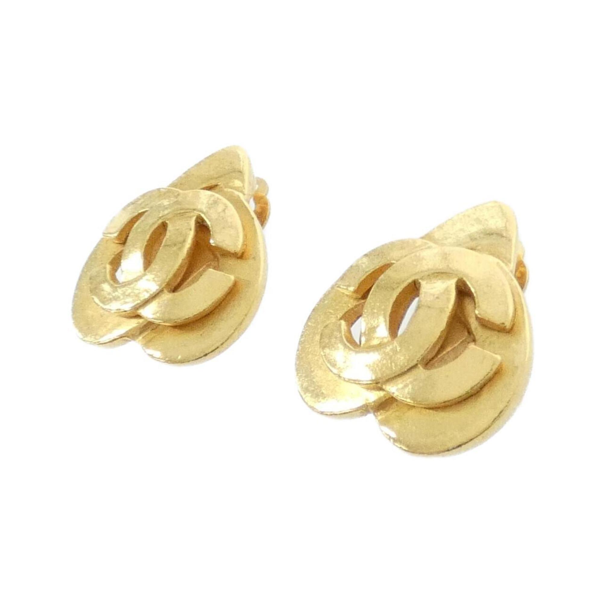 Earrings Gold-Tone Metal