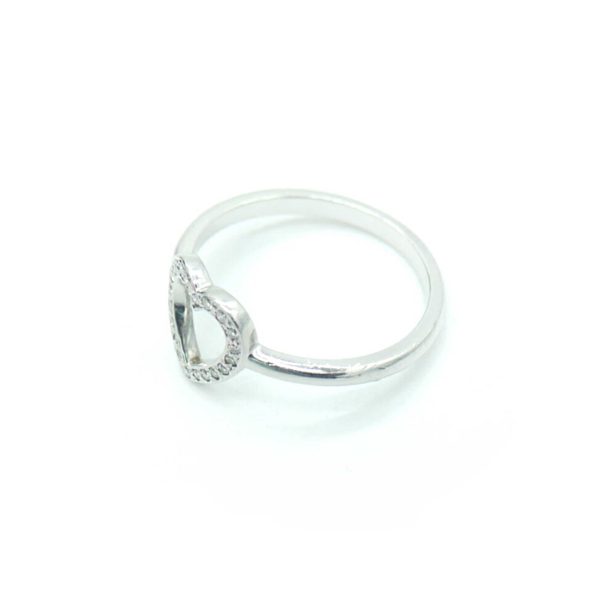 Band Ring Platinum with Diamond