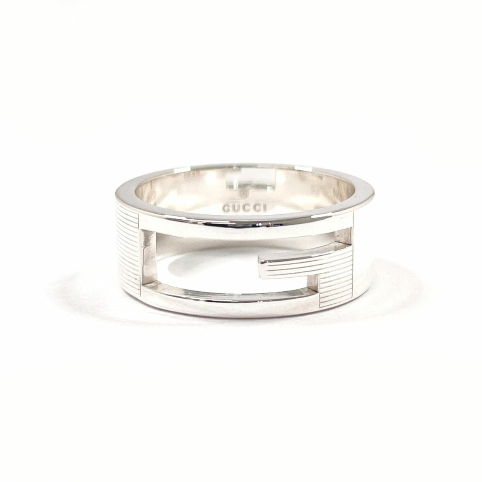Cutout G Ring Sterling Silver