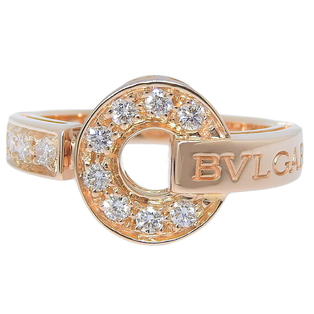 Band Ring 18K Rose Gold with Diamonds