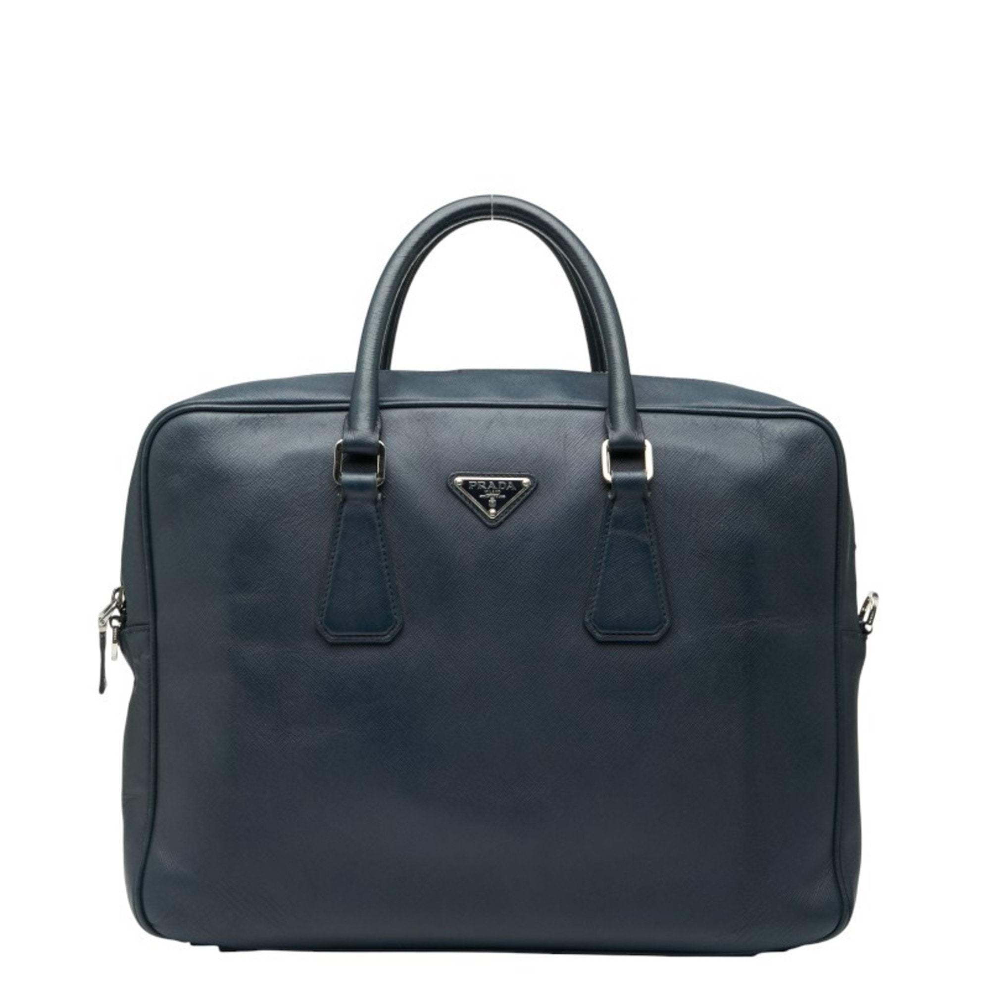 Convertible Zip Around Briefcase Saffiano Leather Medium