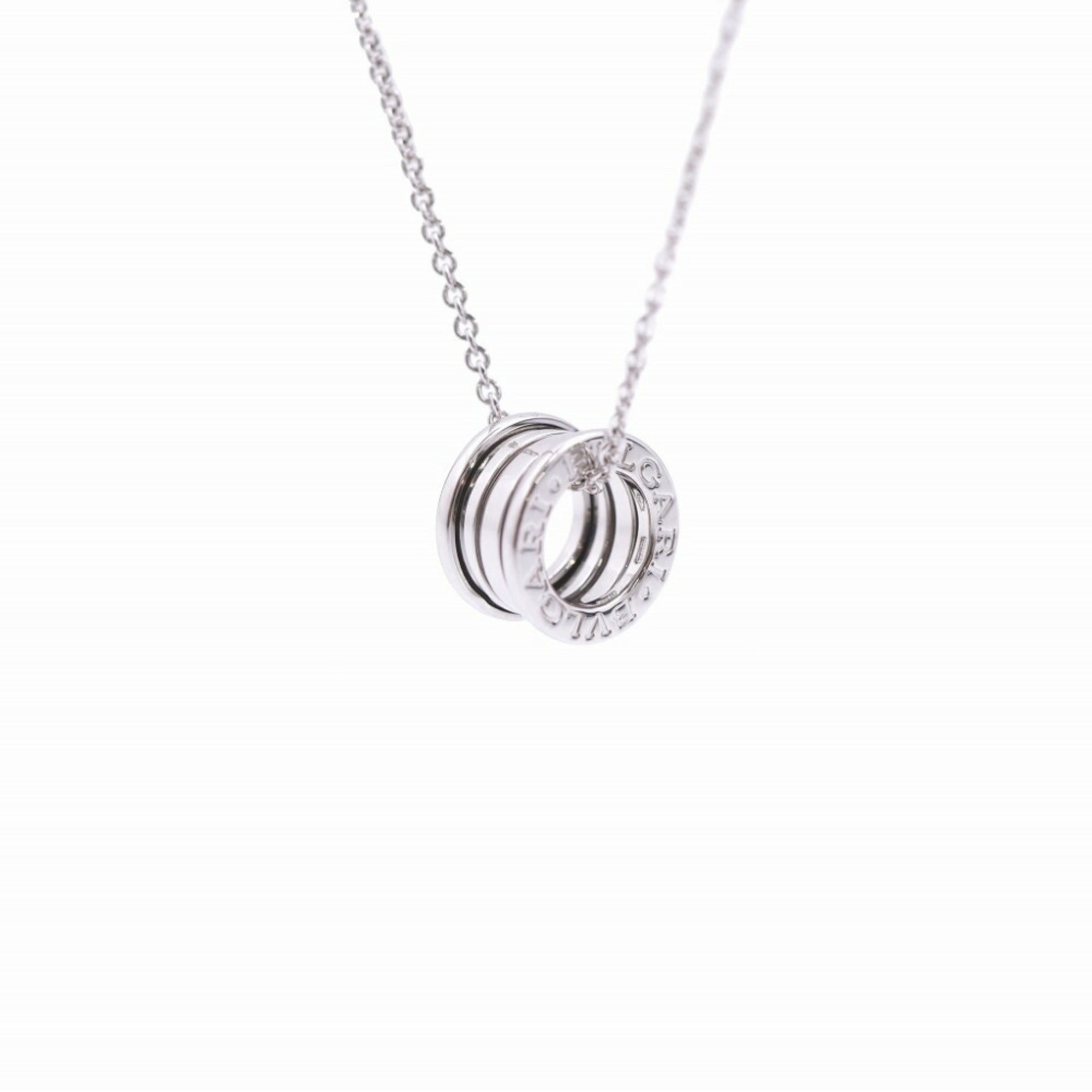B.Zero1 Pendant Necklace 18K White Gold