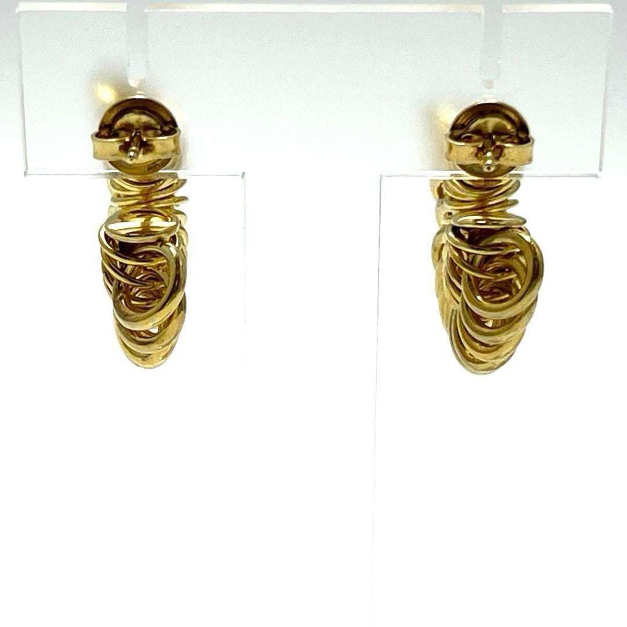 Earrings Hoop Gold and Sterling Silver