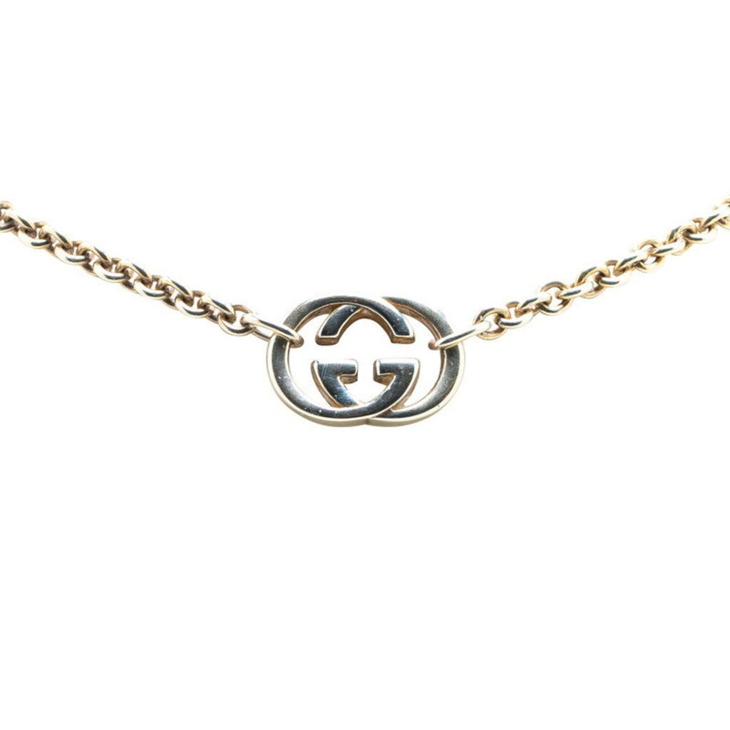Interlocking G Pendant Necklace Sterling Silver