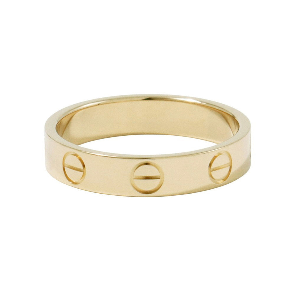 Love Band Ring 18K Yellow Gold Small