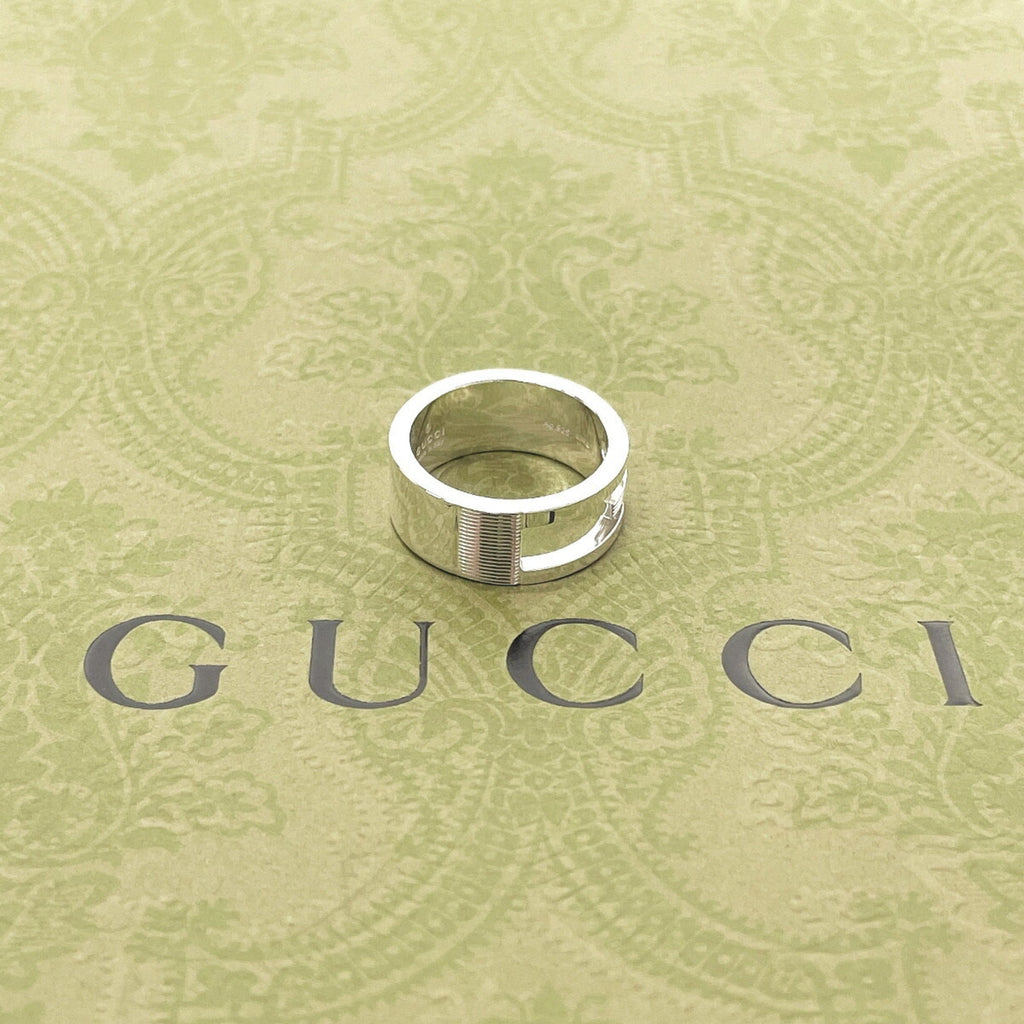Cutout G Ring Sterling Silver