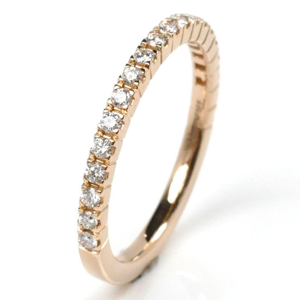 Band Ring 18K Rose Gold with Diamond