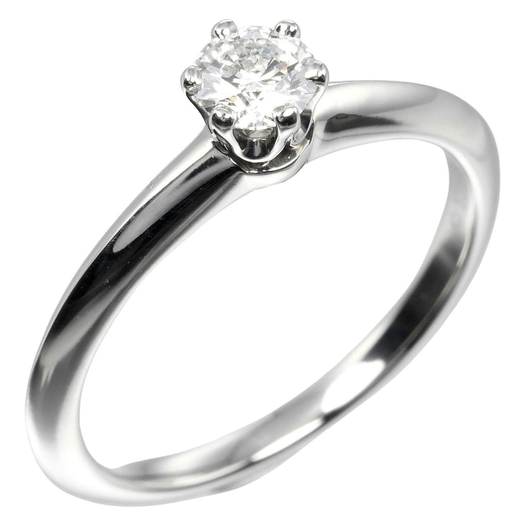 Solitaire Ring Platinum with Diamond 0.26ct