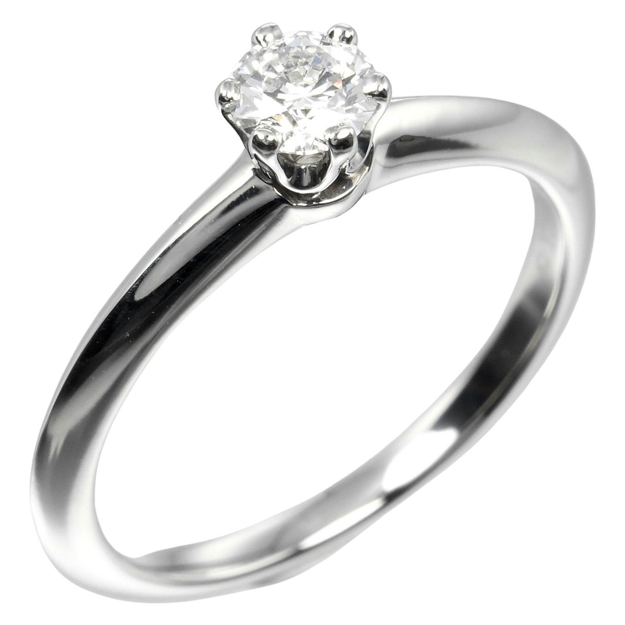 Solitaire Ring Platinum with Diamond 0.26ct
