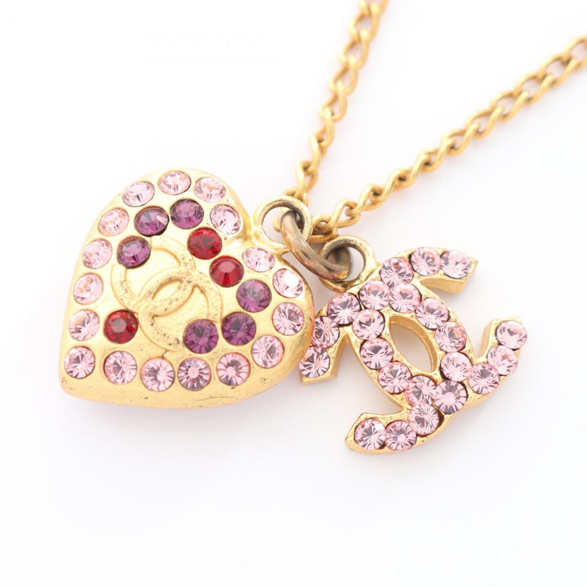 CC Logo Pendant Necklace Metal