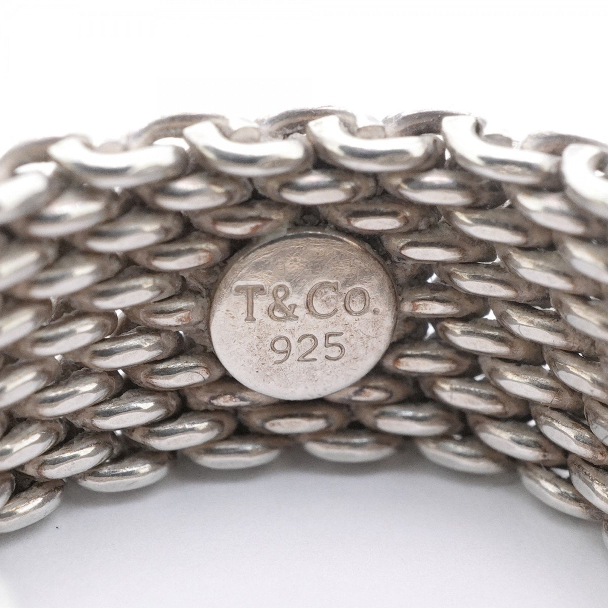 Somerset Mesh Ring Sterling Silver