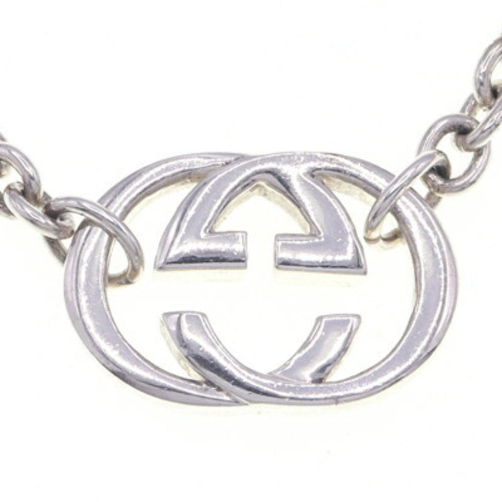 Double G Pendant Necklace Sterling Silver