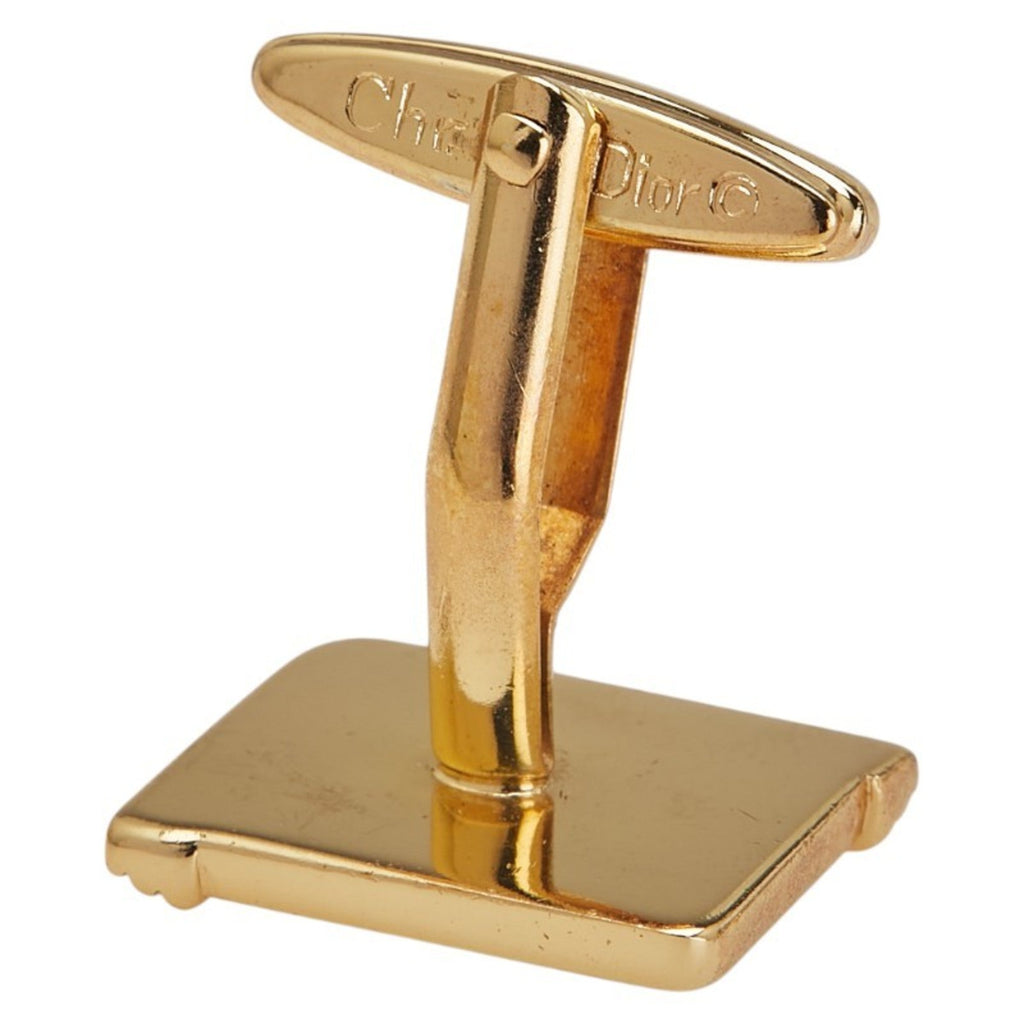 Cufflinks Gold and Plastic Bracelet