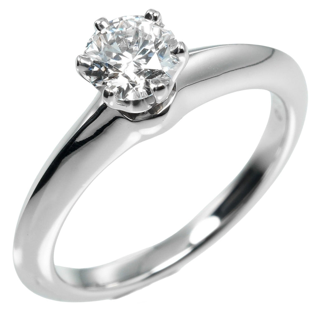Solitaire Ring Platinum with Diamond