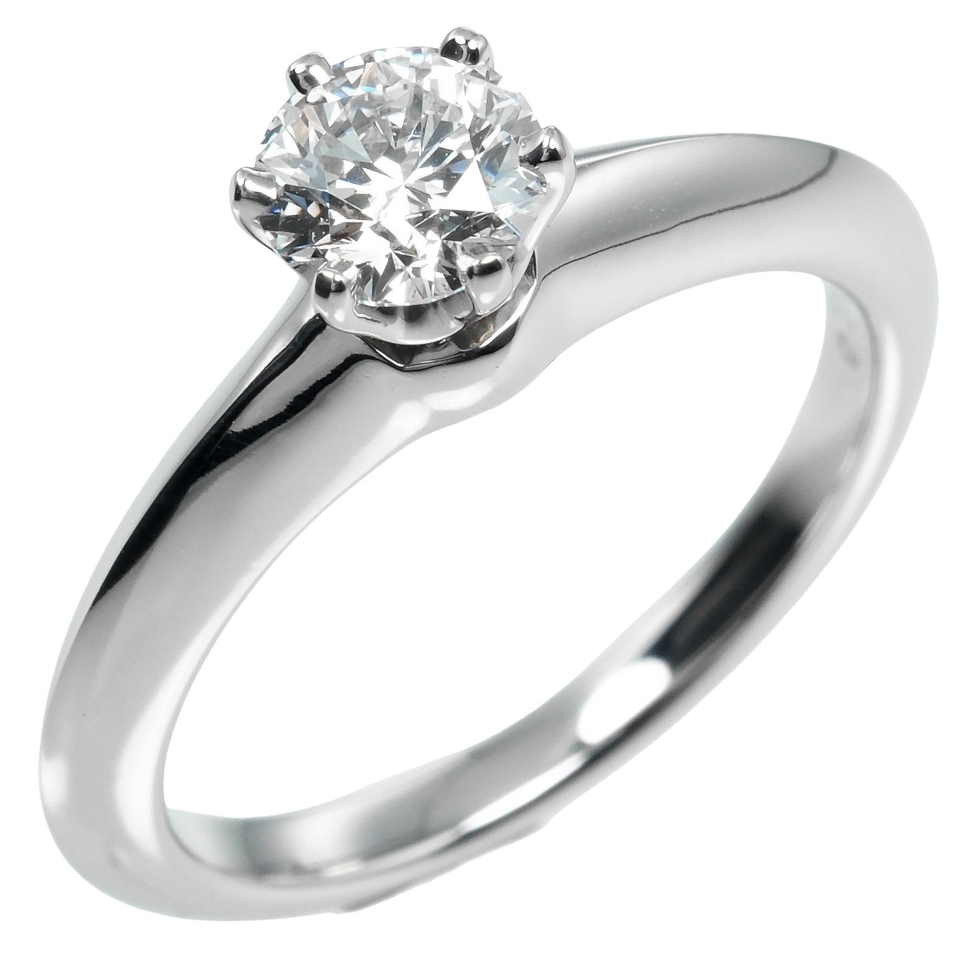 Solitaire Ring Platinum with Diamond