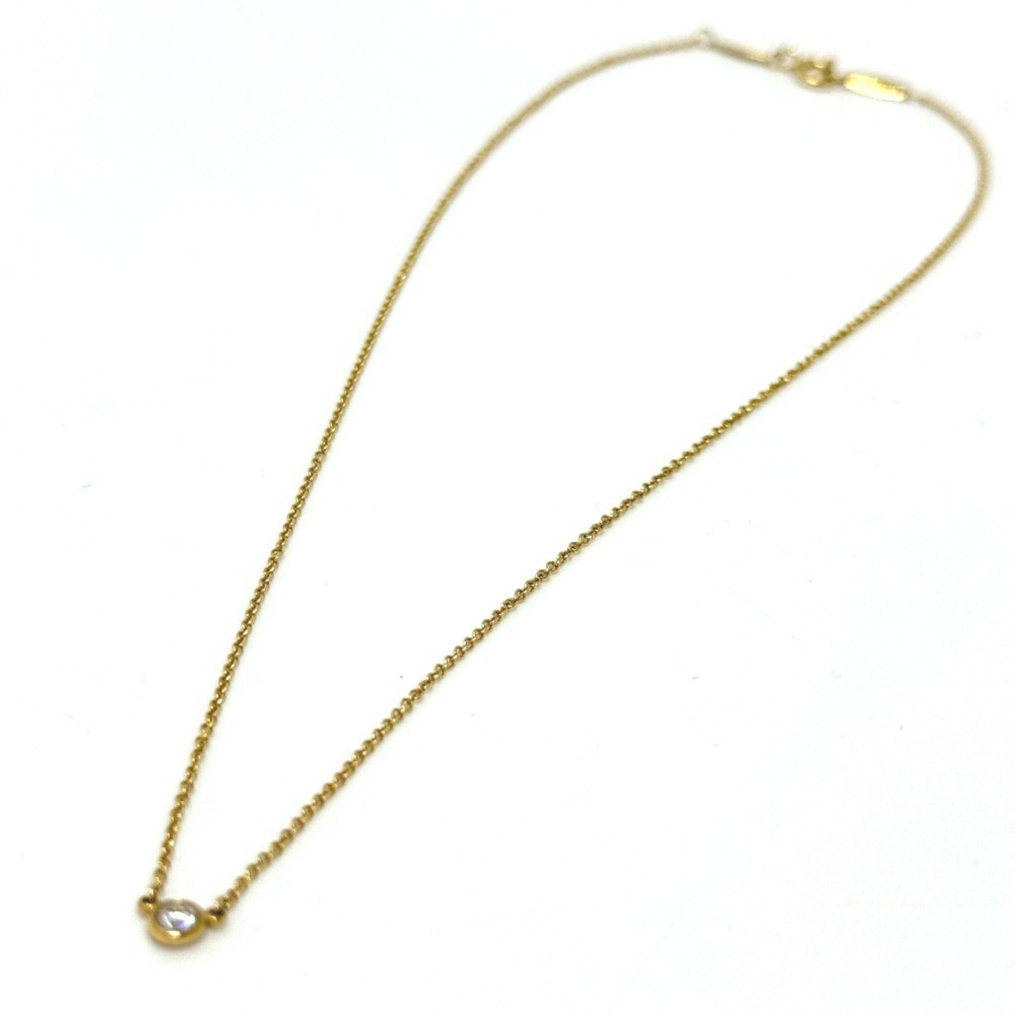 Elsa Peretti Pendant Necklace 18K Yellow Gold