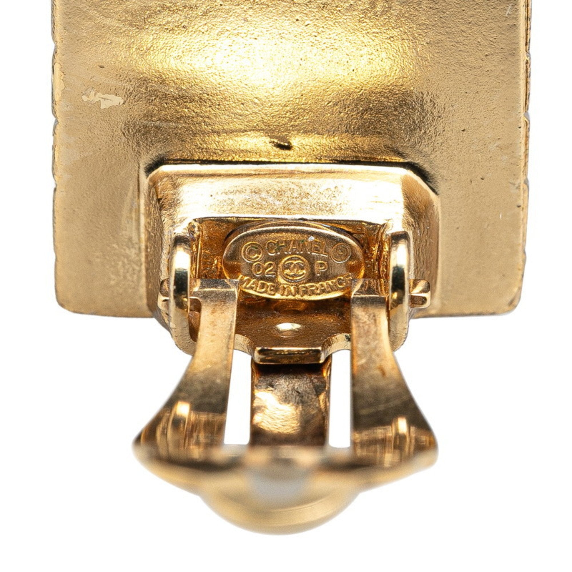Earrings Gold-Tone Metal
