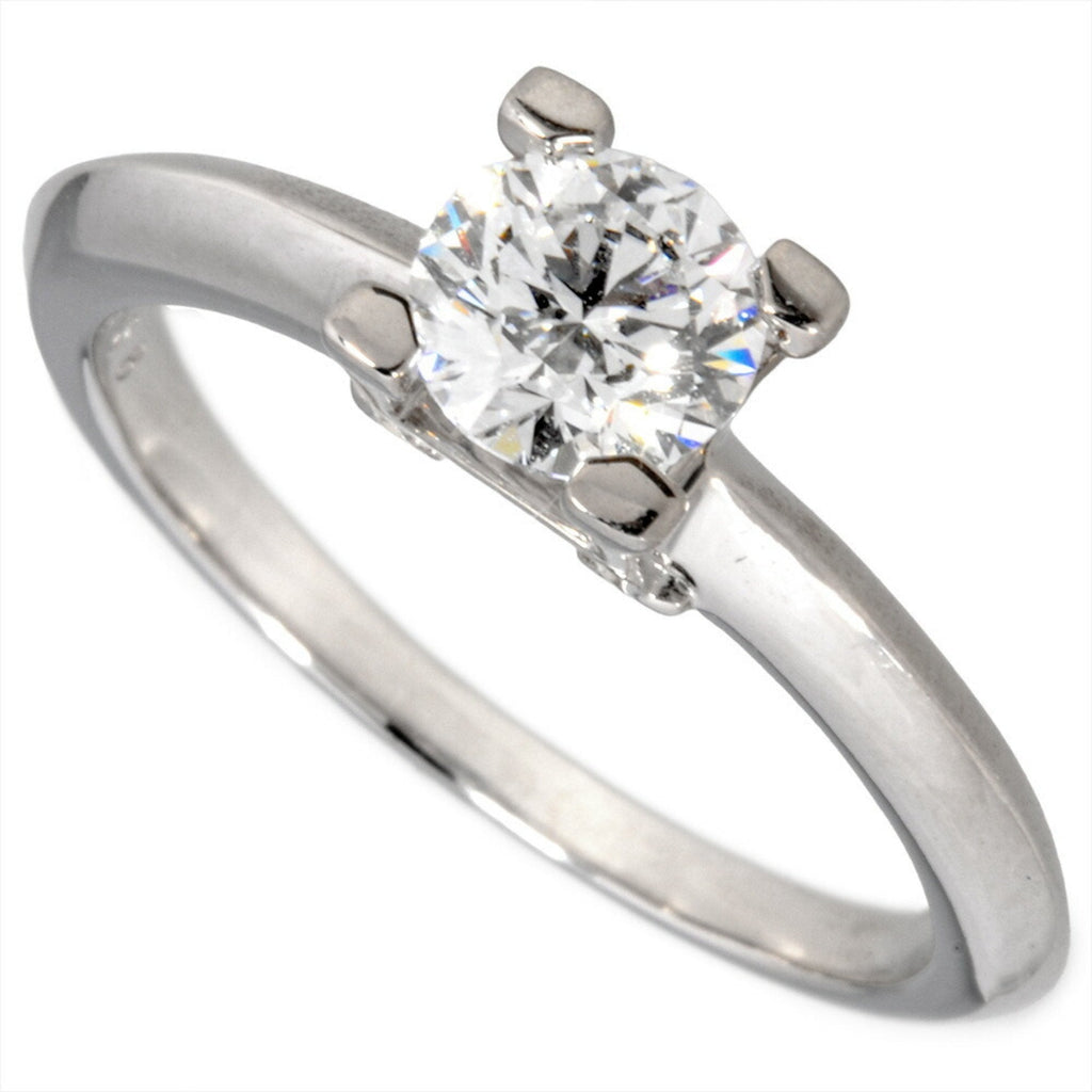 Solitaire Ring Platinum with Diamond