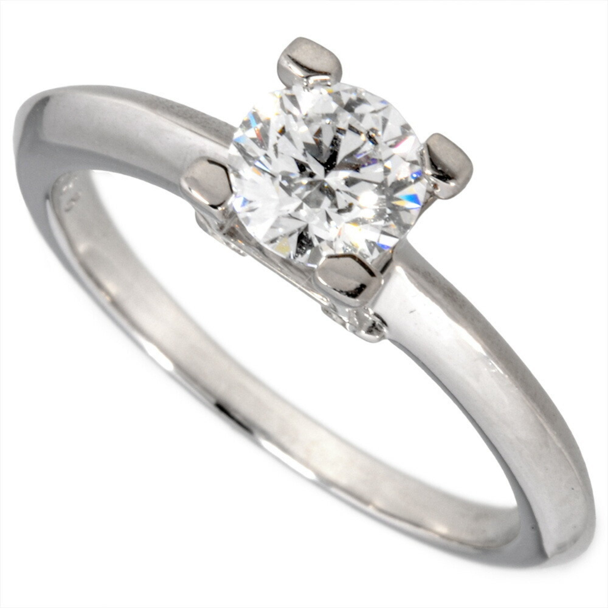 Solitaire Ring Platinum with Diamond