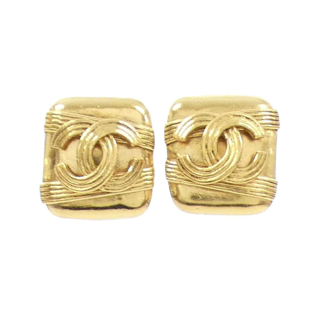 Earrings Gold-Tone Metal
