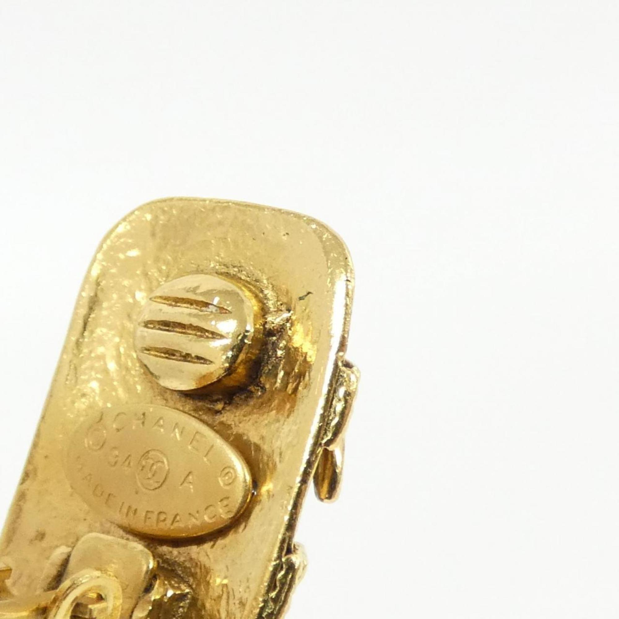 Clip-On Earrings Clip-On Gold-Tone Metal
