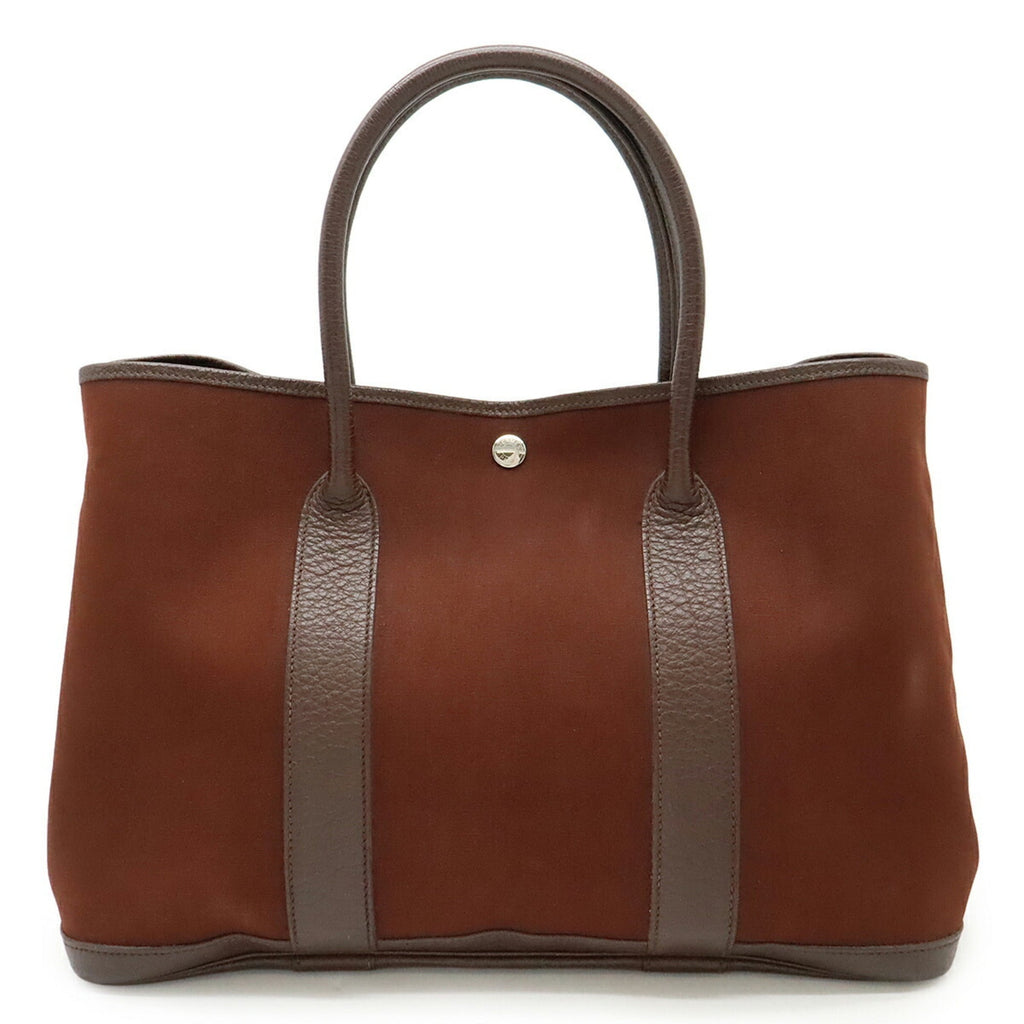 Garden Party Tote Toile and Leather 36