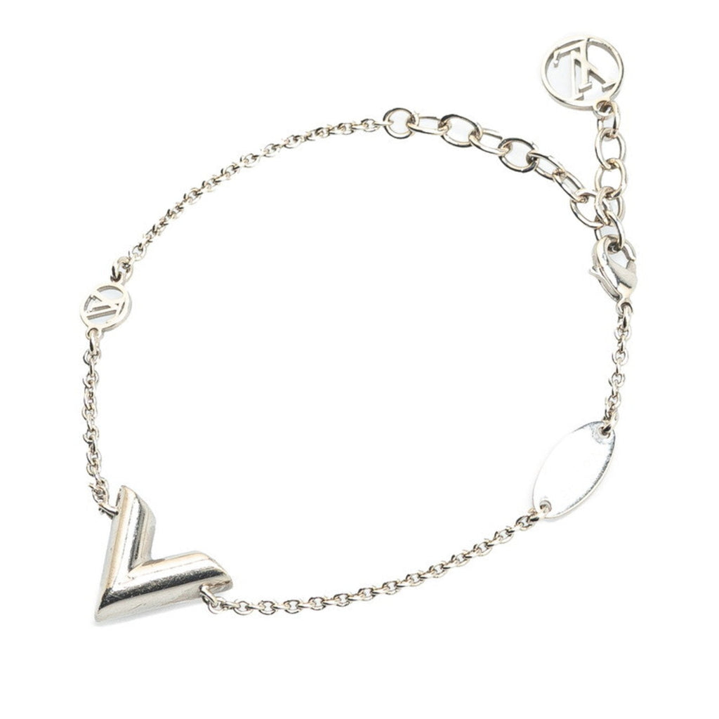 Essential V Bracelet Silver Metal
