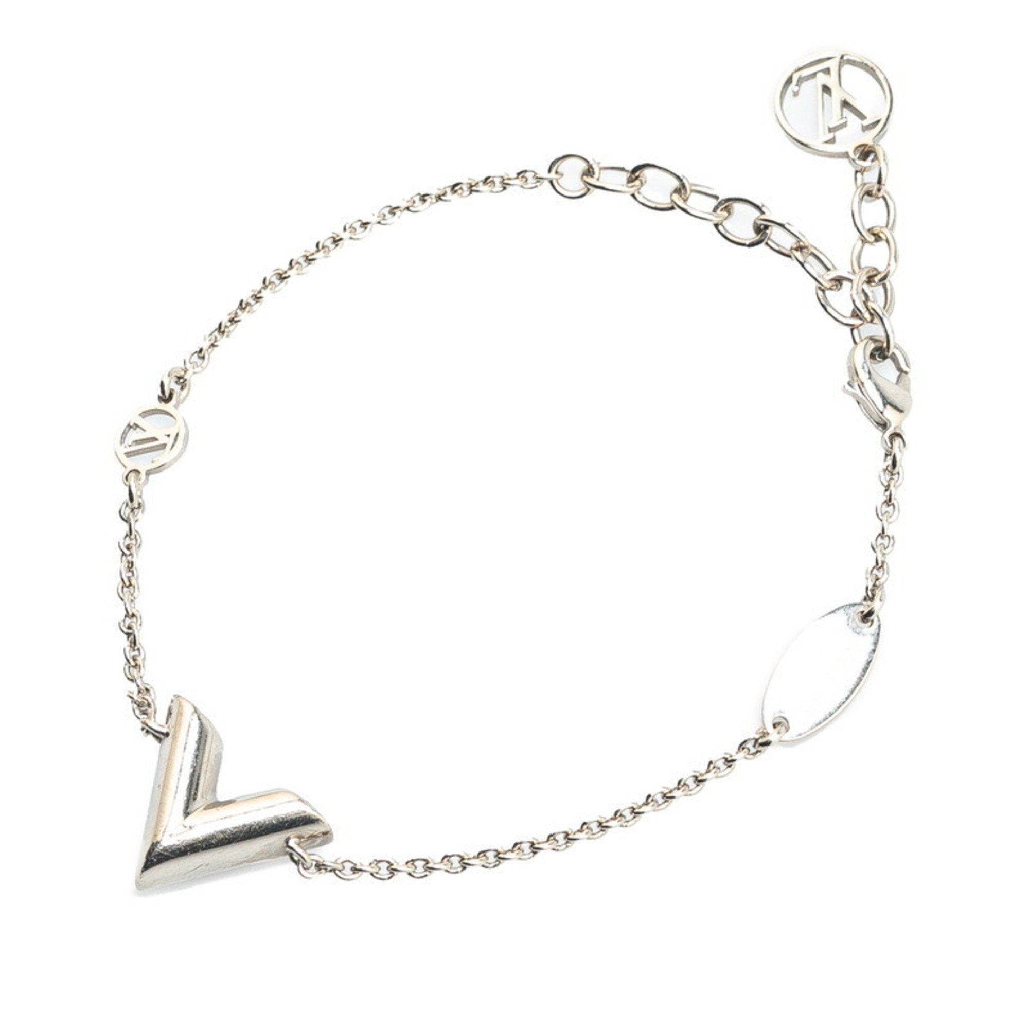 Essential V Bracelet Silver Metal