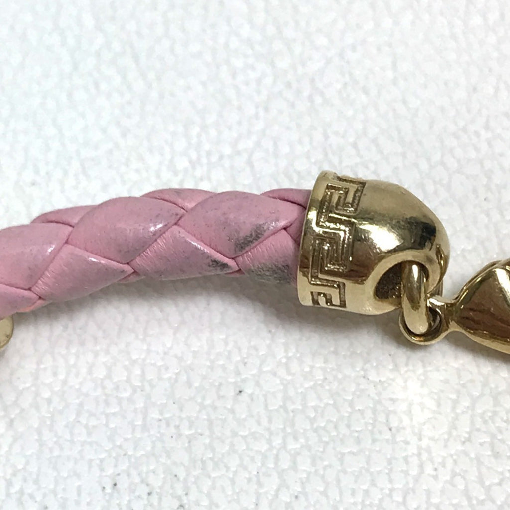 Medusa Bracelet Leather and Metal