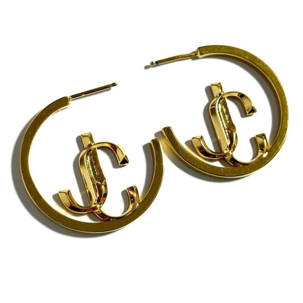 Earrings Hoop Gold-Tone Metal