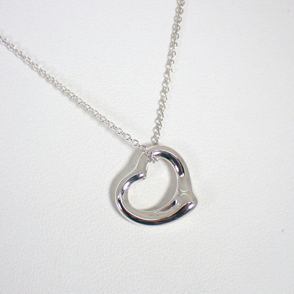 Heart Pendant Necklace Sterling Silver