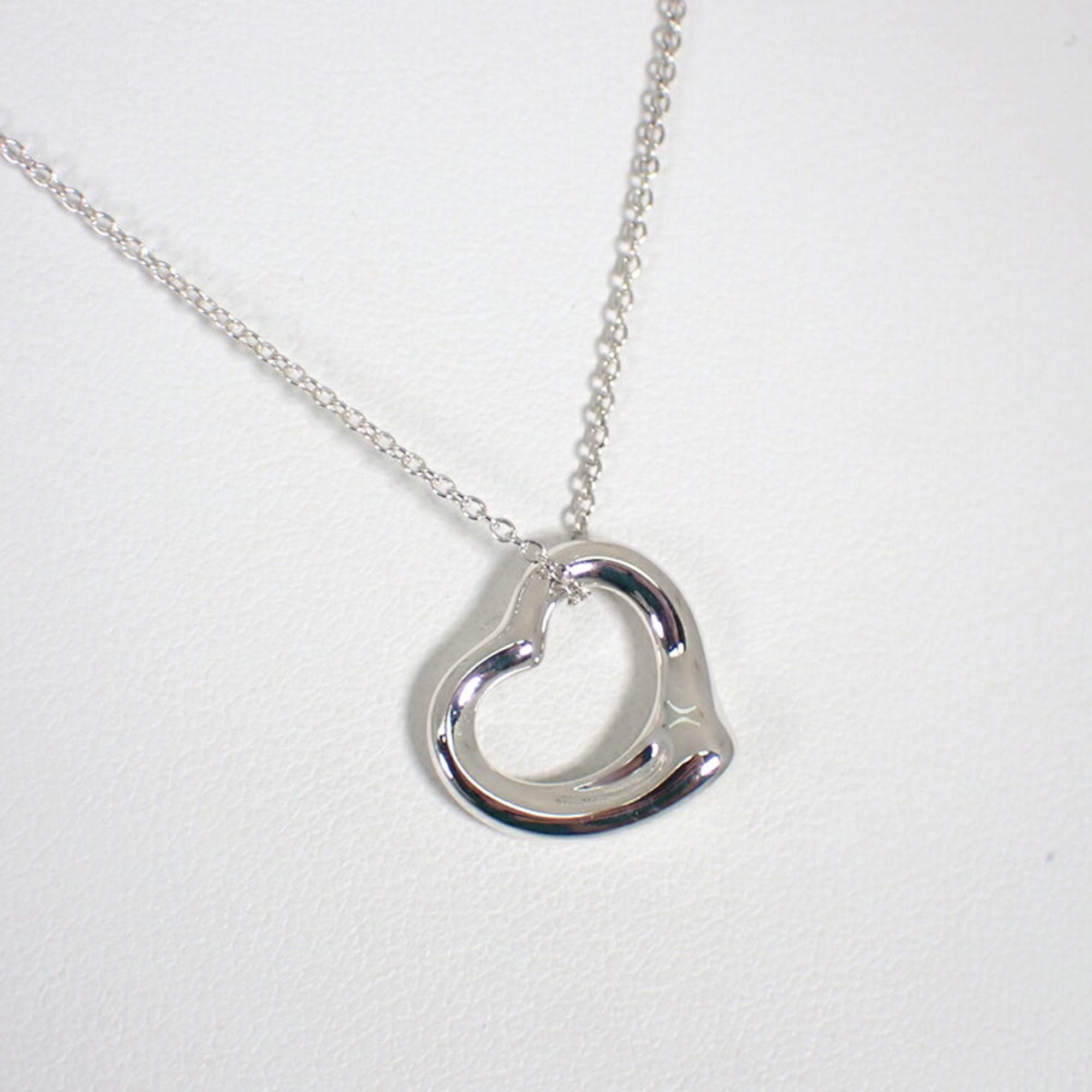 Heart Pendant Necklace Sterling Silver