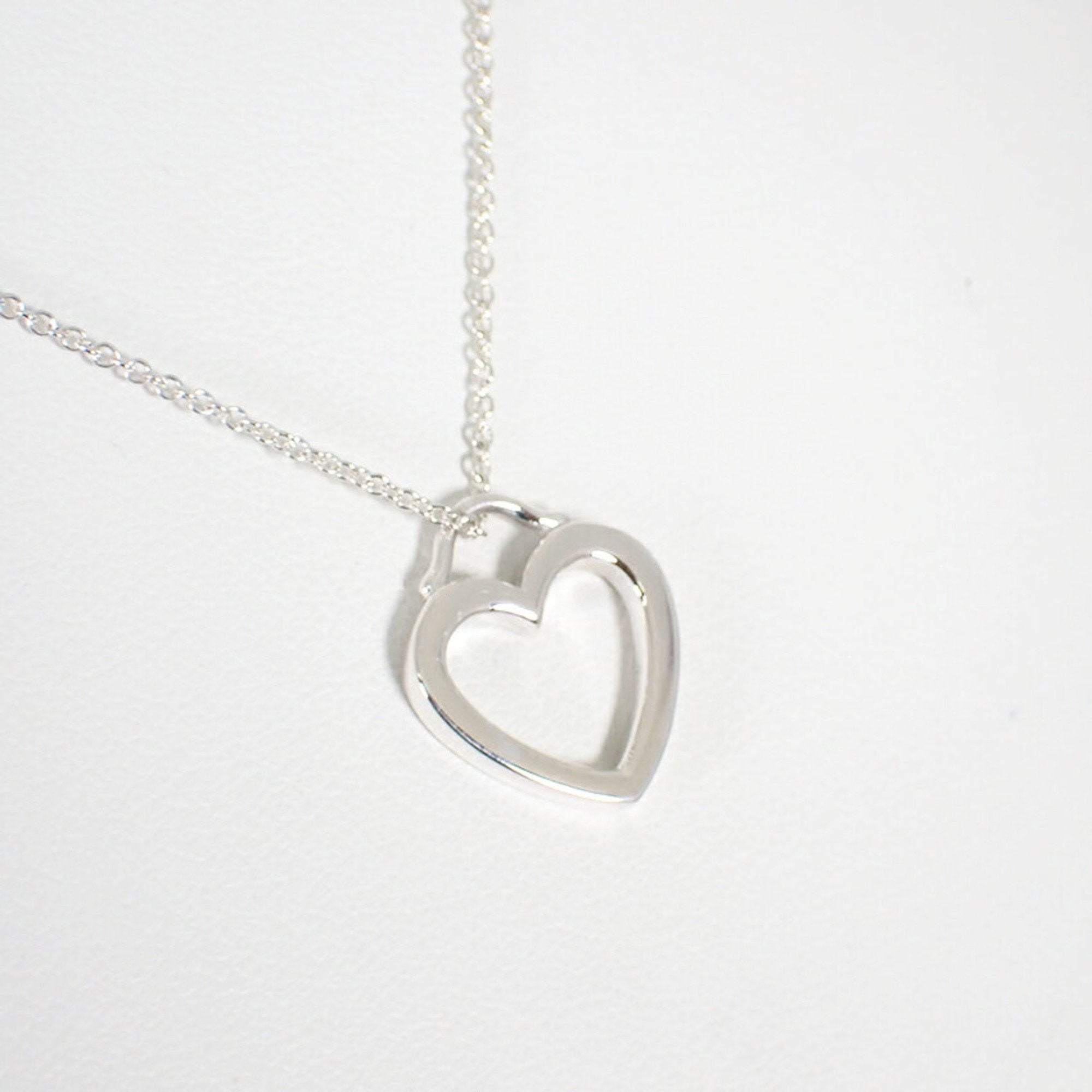 Sentimental Heart Pendant Necklace Sterling Silver