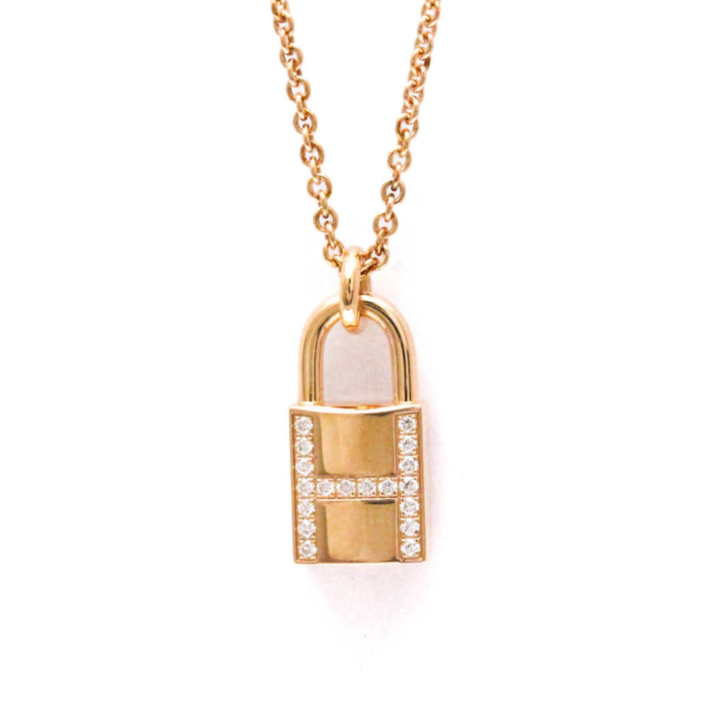 Cadena Pendant Necklace 18K Rose Gold with Diamond