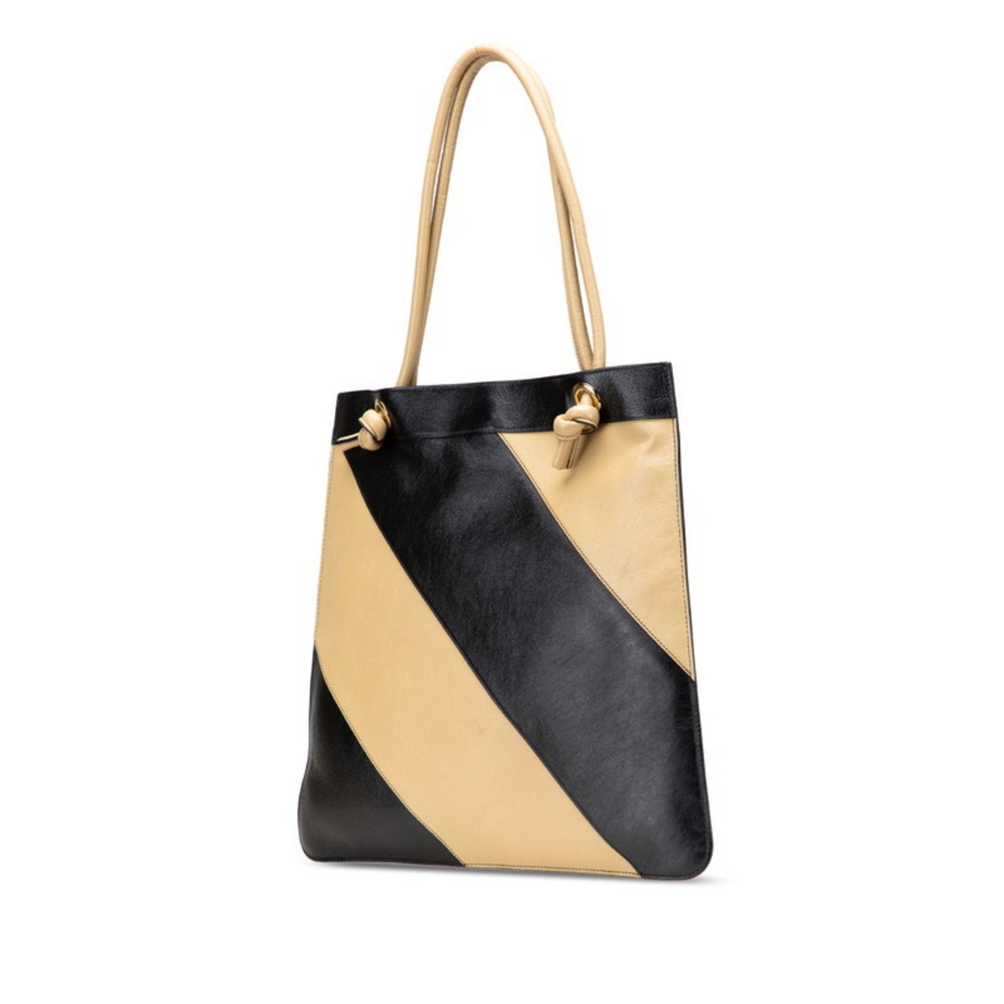 Zumi Tote Striped Leather Large