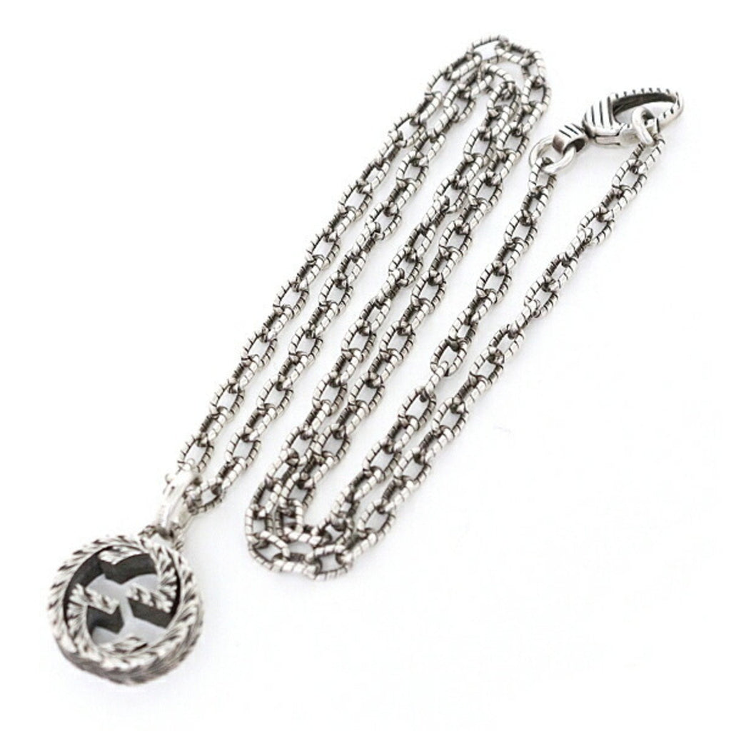 Interlocking Pendant Necklace Sterling Silver