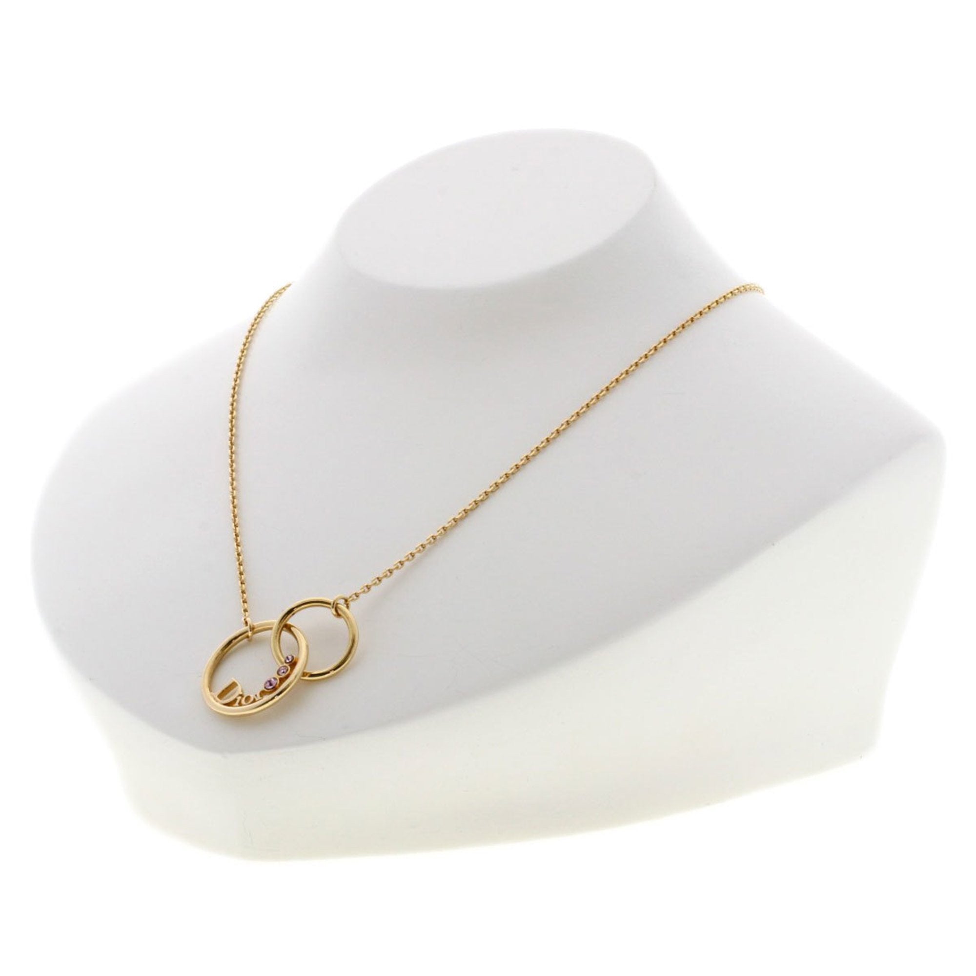 Pendant Necklace Gold Metal