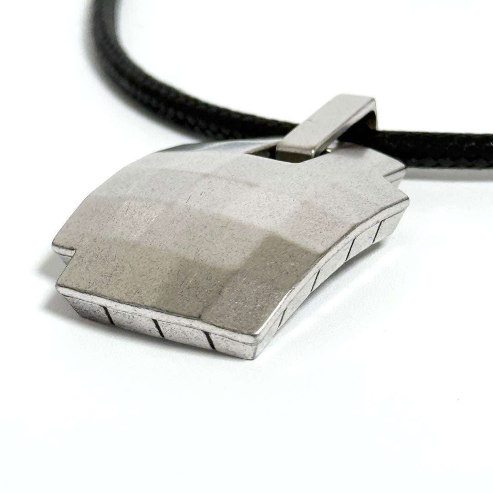 Damier Mosaic Pendant Necklace Metal