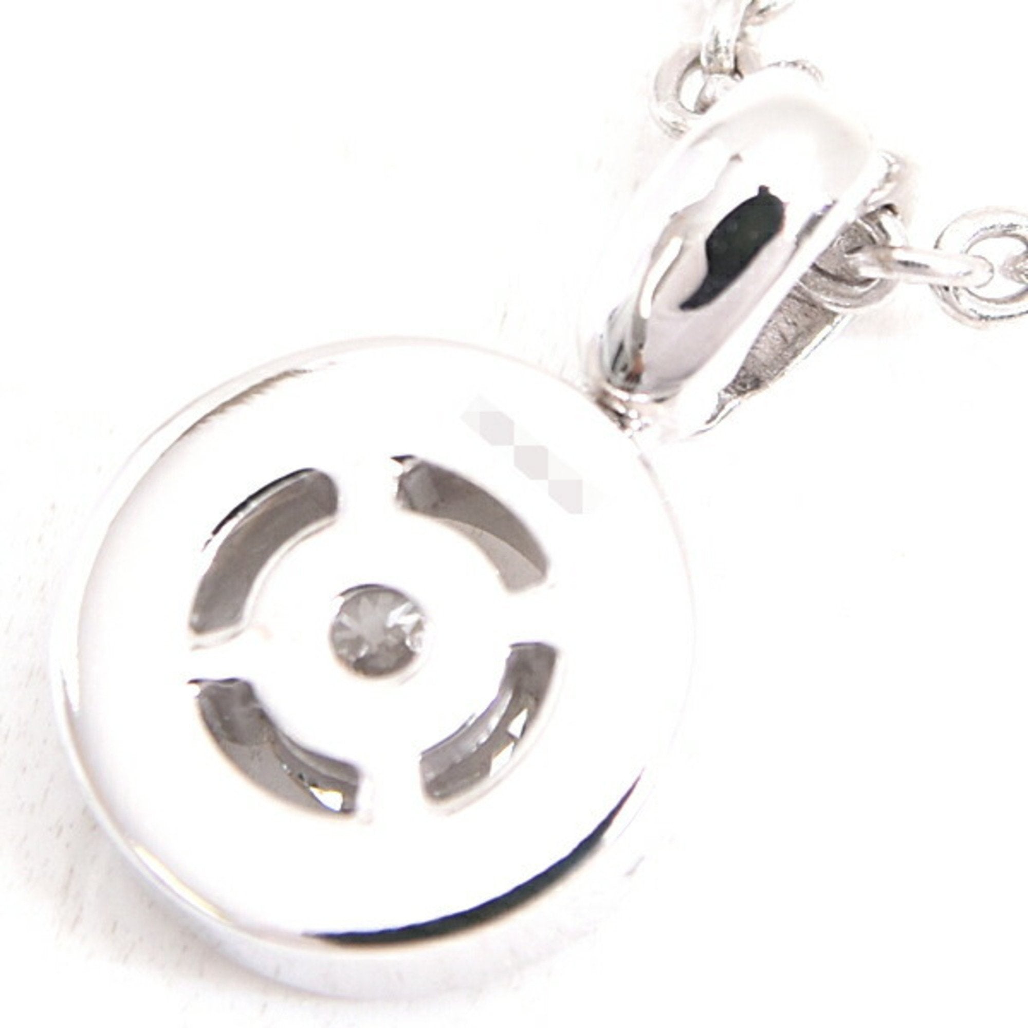 Pendant Necklace 18K White Gold with Diamond