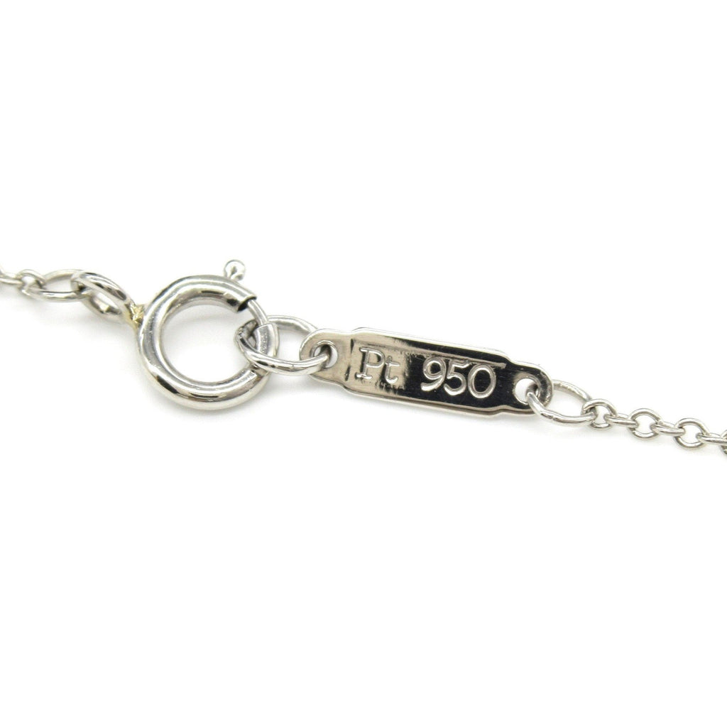 Pendant Necklace Platinum with Aquamarine and Diamond